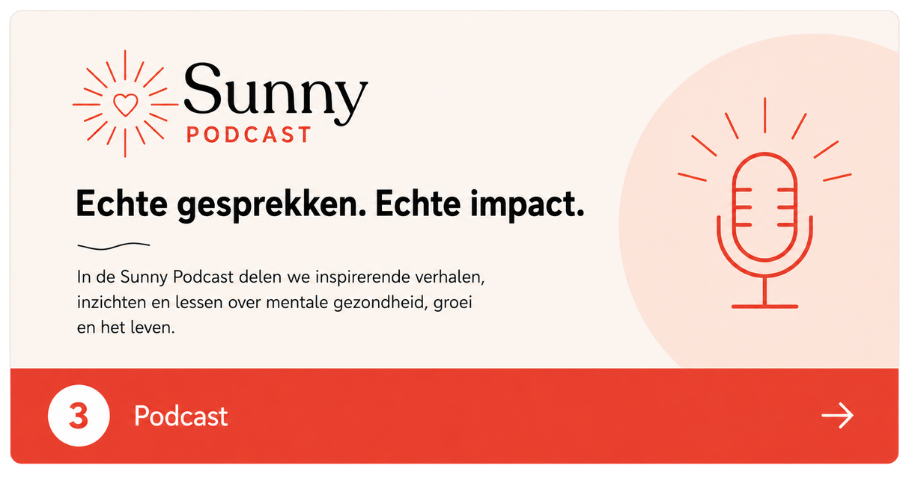 LinkedIn featured card Sunny Podcast, Echte gesprekken. Echte impact.